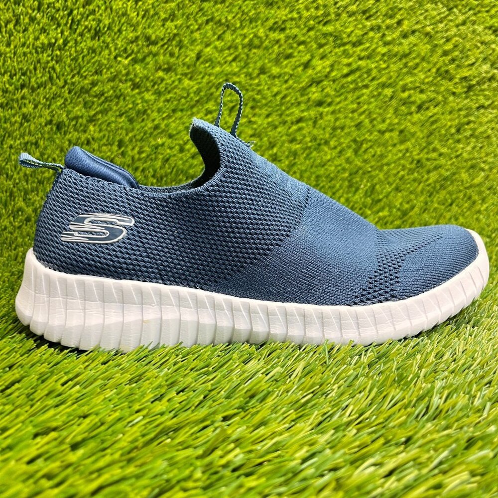 Skechers Elite Flex Wasick Boys Size 5Y Blue Athletic Slip On Shoes Sneakers